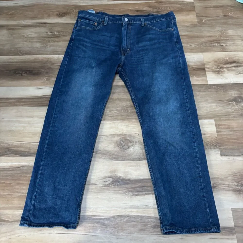 Levi's 505 Jeans Mens 40 x 30‎ Regular Fit Straight Leg Medium Wash Denim